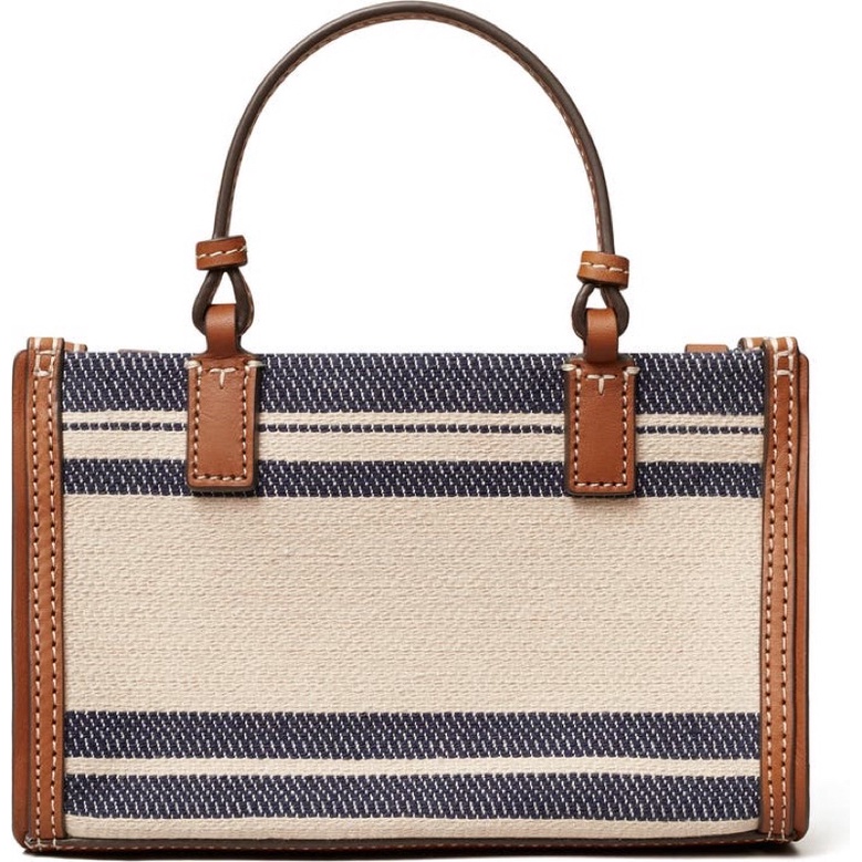 Tory Burch Ella Micro Tote Webbing PatchWork