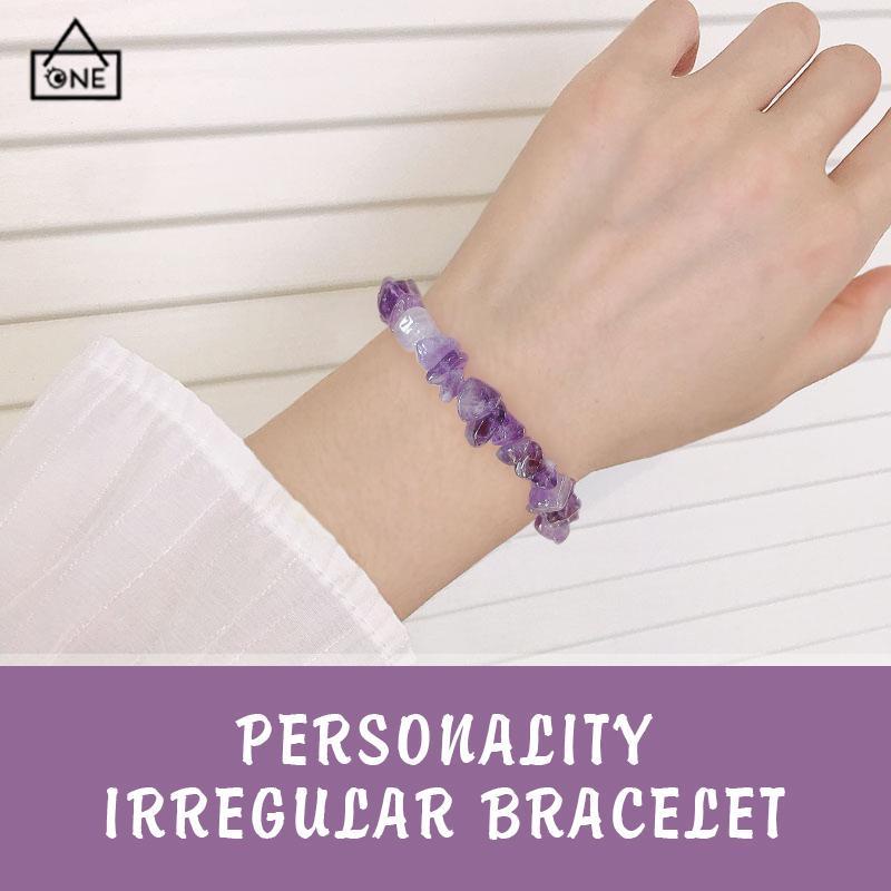 COD❤️Gelang Kristal Batu Alam aksesoris fashion Korea Untuk Wanita-A.one