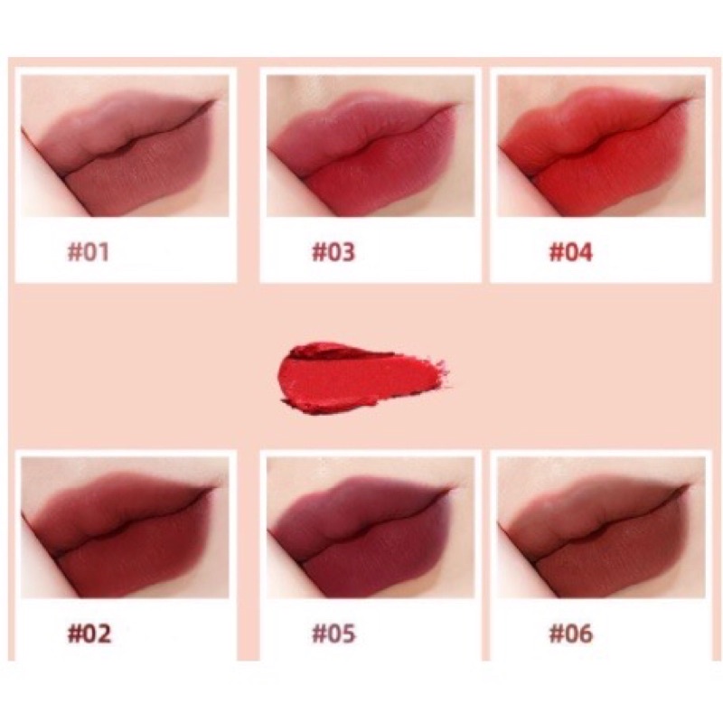 LAMEILA Lip Cream Ribbon PITA Lipstick Lip Gloss Lipstik Waterproof