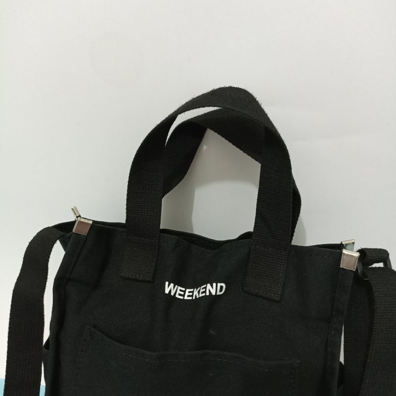 TAS SELEMPANG WEEKEND - BLACK