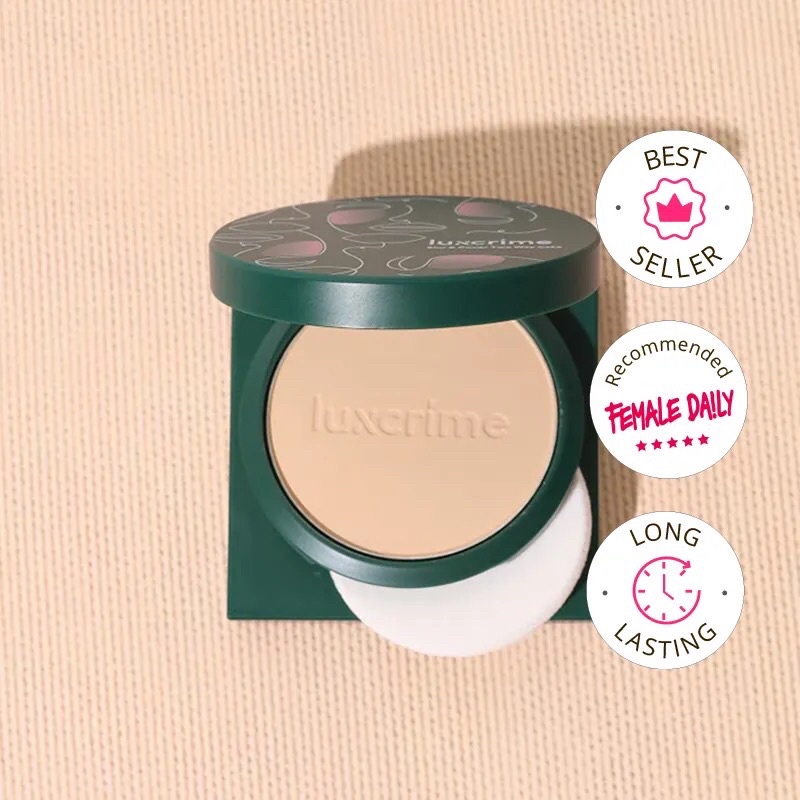 LUXCRIME Blur & Cover Two Way Cake - Buttercream