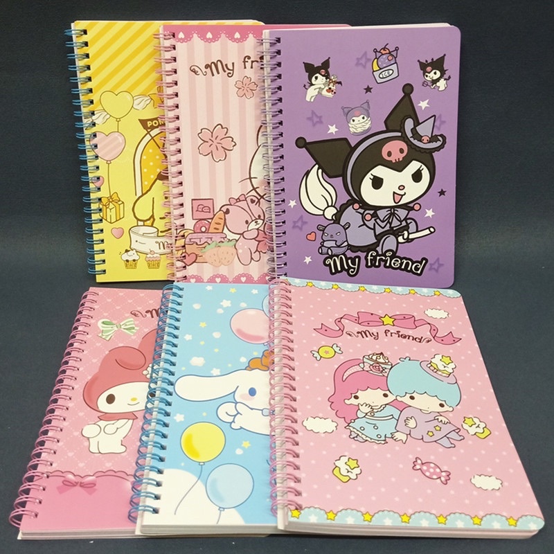 

Notebook A5 Sanrio Kuromi Melody Cinnamorrol
