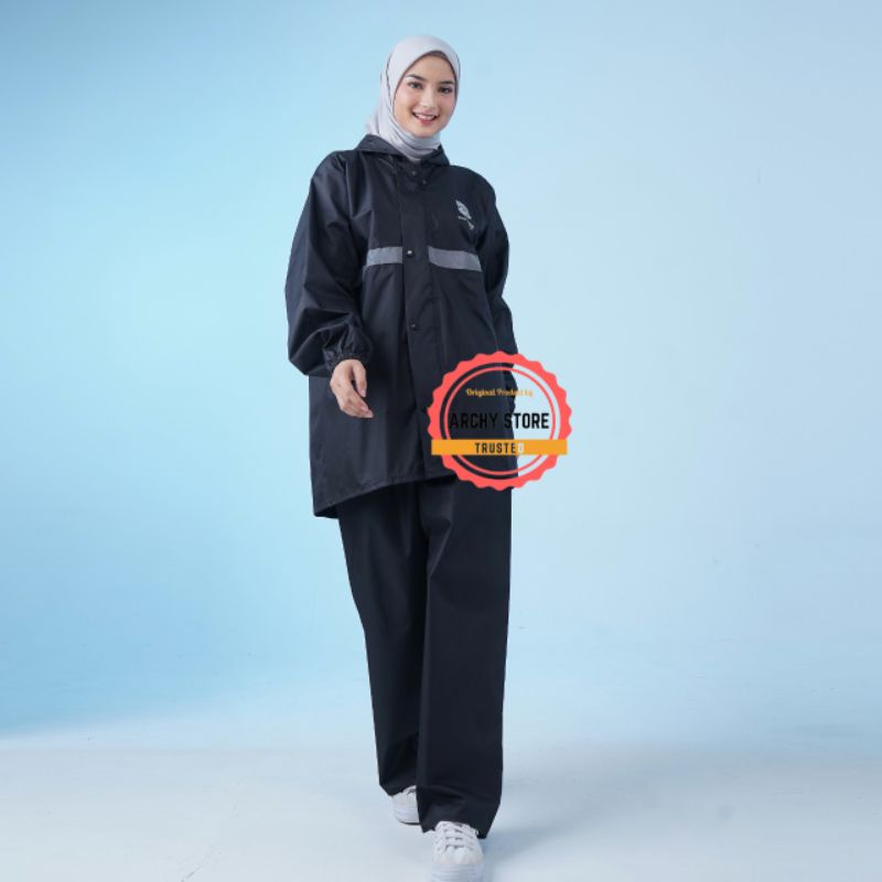 Jas Hujan Setelan Awet Pria Wanita Extrime Series ORIGINAL|PVC|Parasut|Axio|