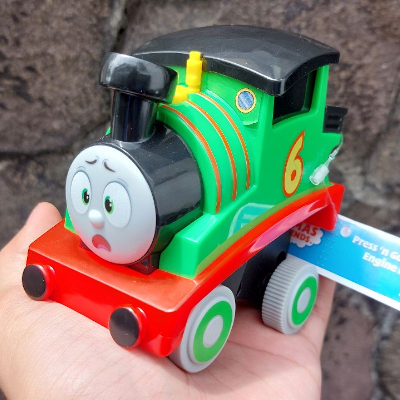 Thomas &amp; Friends - Press N' Go Stunt Percy - Original Mattel