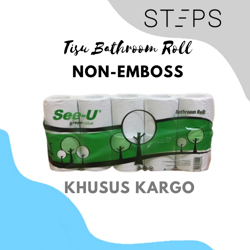 

KARGO Tisu toilet See-u Bathroom roll / Tisu dapur Bathroom roll tisu gulung non-emboss