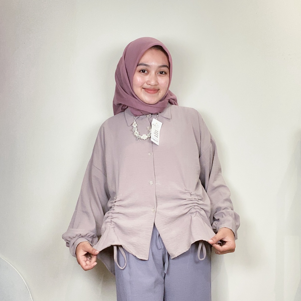 KEMEJA AIRFLOW SERUT DEPAN - ALICE SHIRT