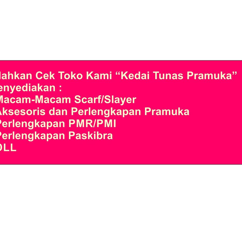 Pasti Ada 1 Set Bendera Regu + Tanda Regu Bunga Mawar Pramuka Bordir Bedge Regu Bed Bet Regu Pramuka