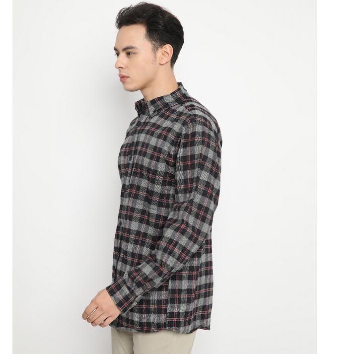 Viral Erigo Flannel Elapidae Black