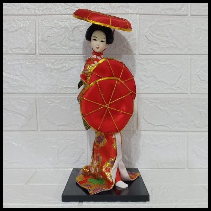 Promo Pajangan Boneka Geisha Jepang/Korea/Chinese/Cina/Oshin/Hadiah/Kado