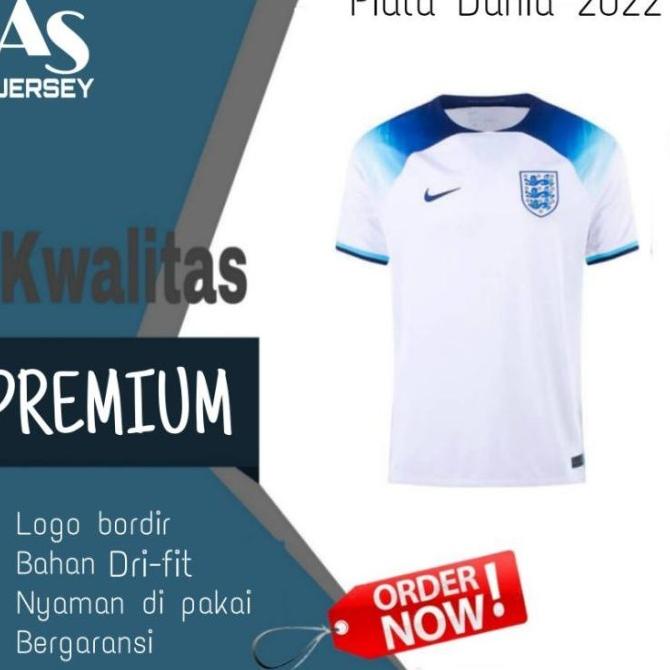 JERSEY INGGRIS HOME PIALA DUNIA 2022 GRADE ORI IMPORT BAJU BOLA TIMNAS HRT8646R