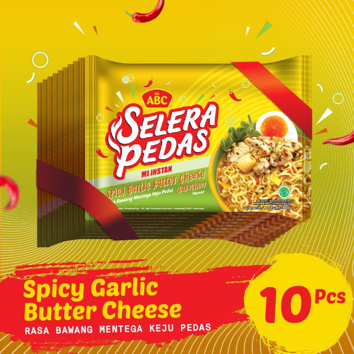 

Selera Pedas Spicy Garlic Butter Cheese (10 Pcs)