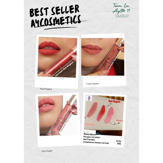 Lip cream Ay cosmetics