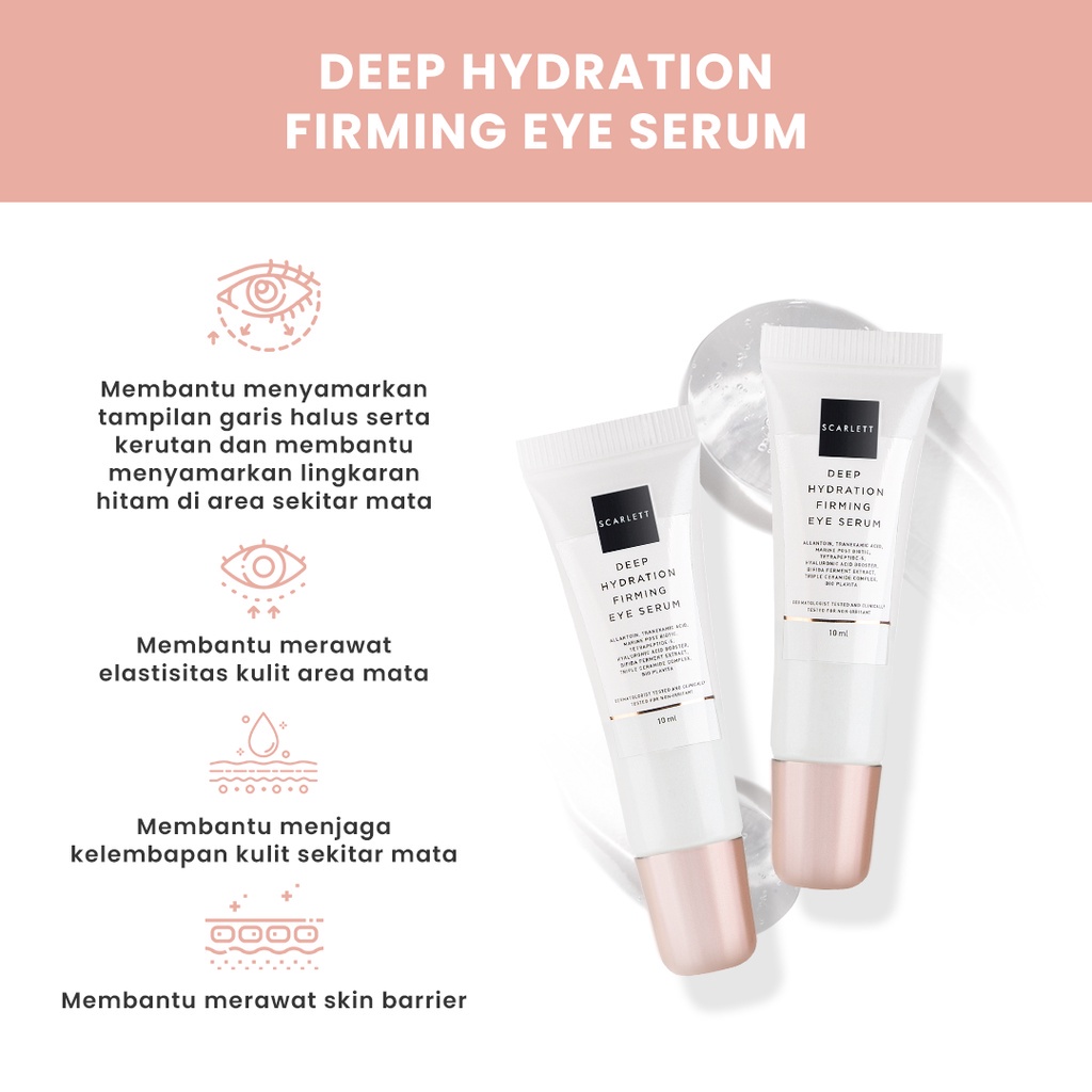 Scarlett Whitening - Deep Hydration Firming Eye Serum
