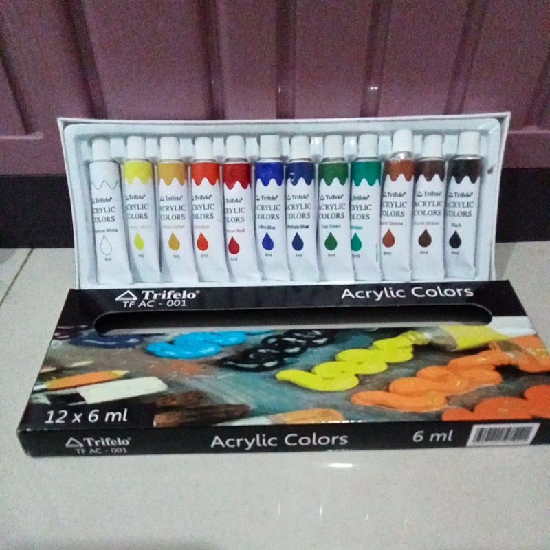 

cat cair untuk melukis/ acrylic colors trifelo