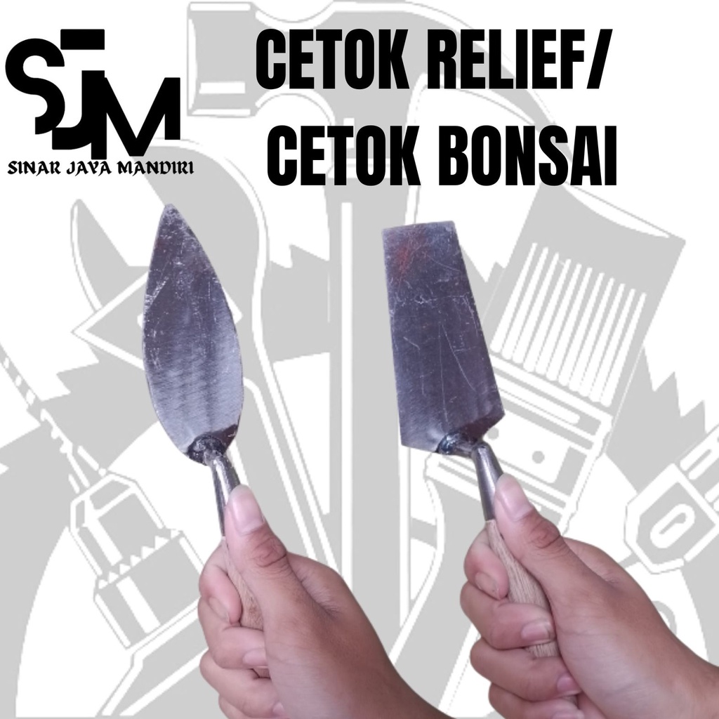 CETOK BONSAI RELIEF UNTUK PEKERJAAN TAMAN DAN BONSAI/ CETOK BONSAI/ CETOK BENTUK TAMAN
