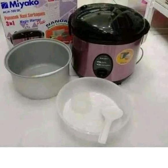 SALE✅Miyako Magic Com 3in1 1.8 Liter MCM 508 SBC Stainless Steel / Mejikom / Mejicom / Rice Cooker M