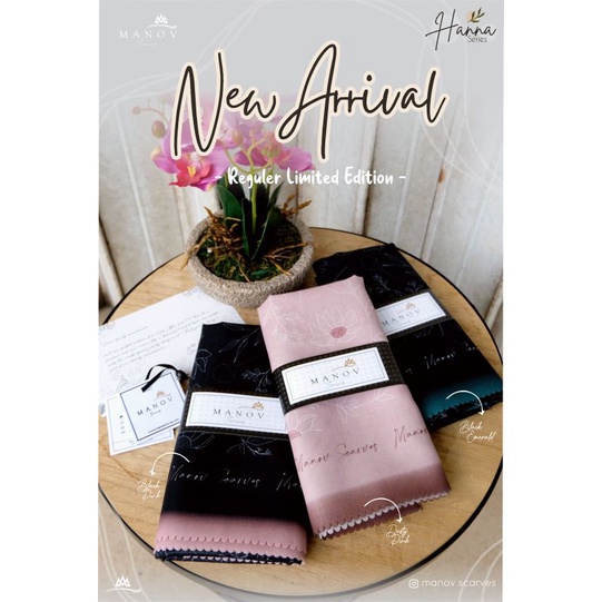 MANOV SCARVES REGULER HANA SERIES