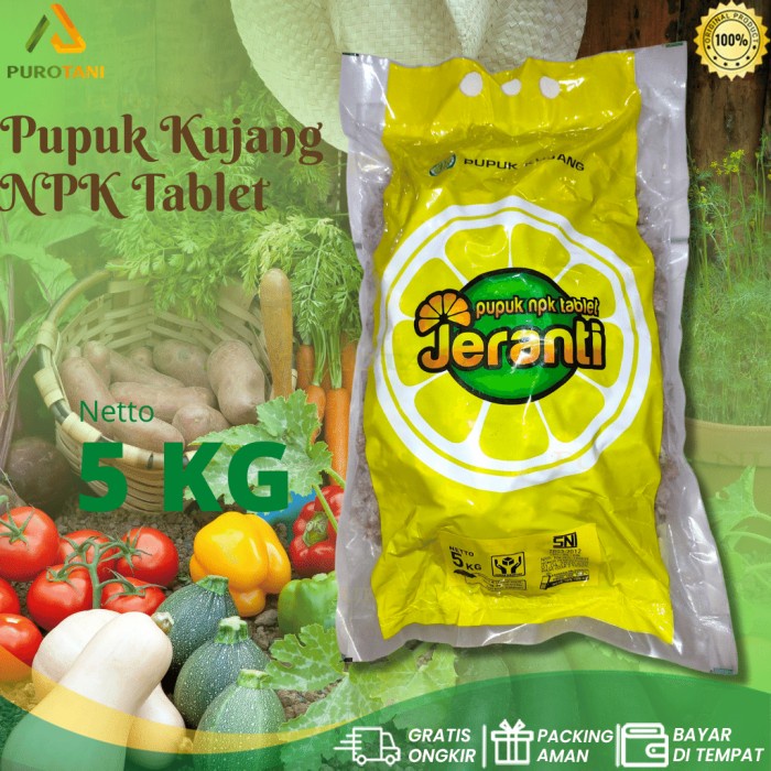 Pupuk NPK tablet 5 kg Jeranti Pupuk Kujang