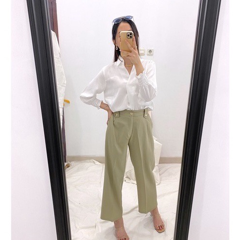 GFS TAKARA SHAKILA VNECK BLOUSE COLLAR ATASAN WANITA KANTOR