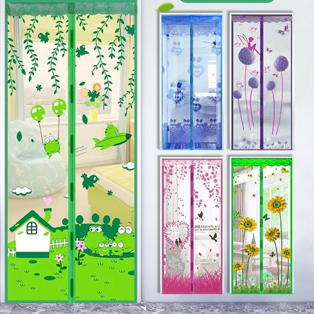 Terbaru  Tirai Magnet Anti Nyamuk Tirai Magnet Pintu 90x210cm Import - M1
