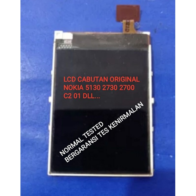 LCD BEKAS NOKIA 5130 2730 2700 C2-01 DLL