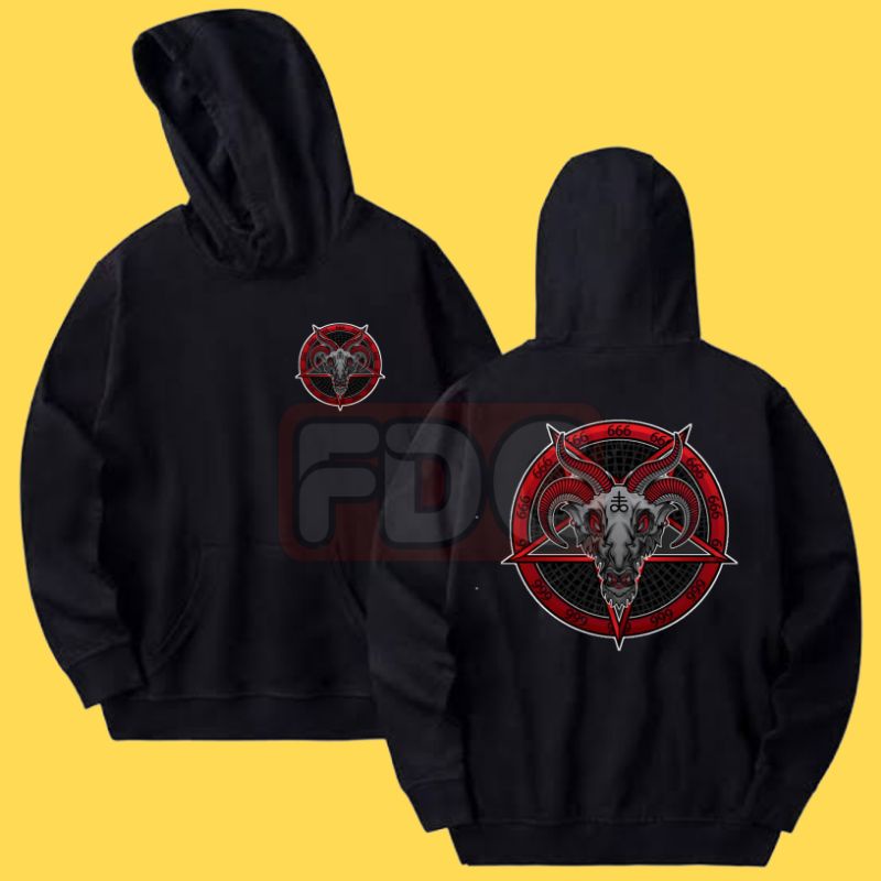 HOODIE SATANIC 666 PRIA DAN WANITA