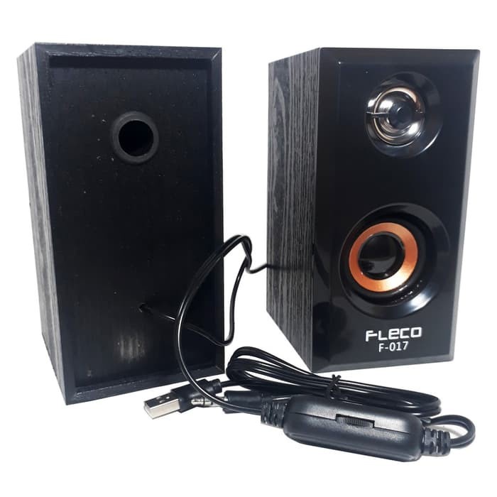 SPEAKER KOMPUTER/TV MEREK FLECO F-017 SPEAKER MINI EXTRA BASS