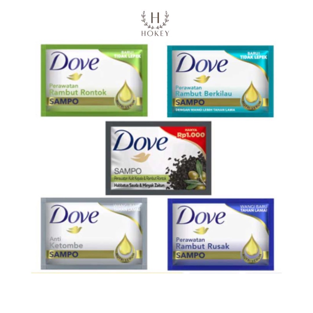 Shampoo Dove Sachet All Varian 9ml