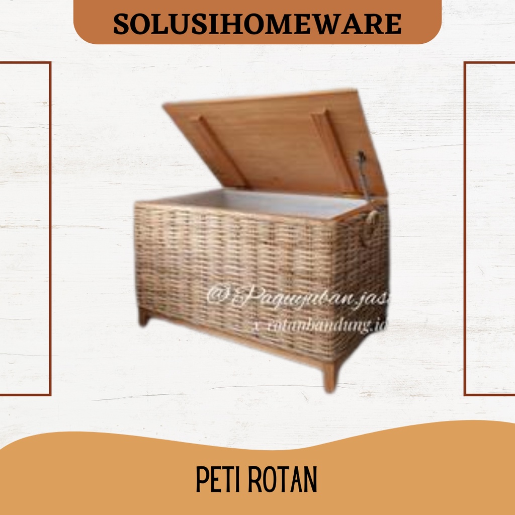 Peti Rotan Kotak Penyimpanan
