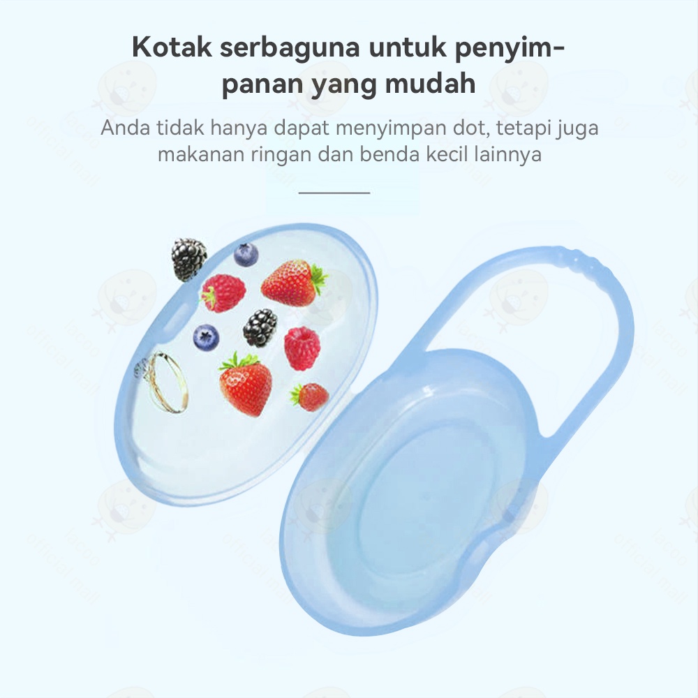 Lacoo Pacifier case Kotak empeng dot teether Wadah dot bayi