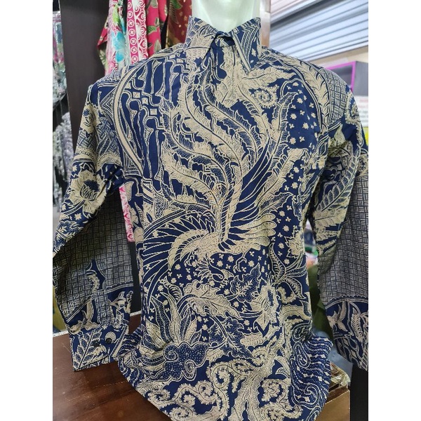 Aryaguna Kemeja Batik Pria Premium Lengan Panjang Lapis Furing Bahan Katun Premium