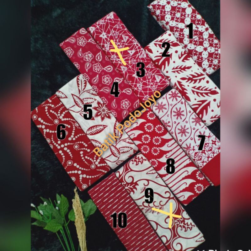 AK KAIN BATIK CAP HALUS MERAH PUTIH SERAGAM NATAL SERAGAM GEREJA SERAGAM TUJUHBELASAN 17