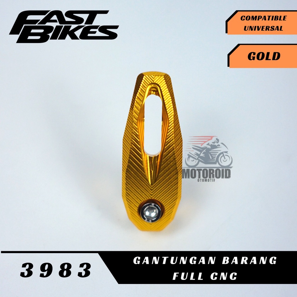 gantungan barang full cnc aluminium standar fastbikes universal semua motor masuk