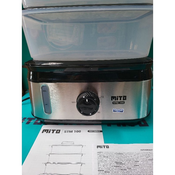 Mito Electric Food Steamer STM 100 / STM100 Pengukus Makanan GARANSI RESMI