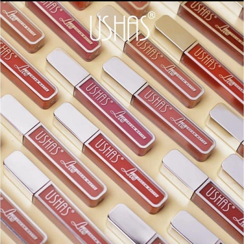 USHAS LIP CREAM MATTE / PERONA BIBIR WATERPROOF PIGMENTED BPOM 3ML