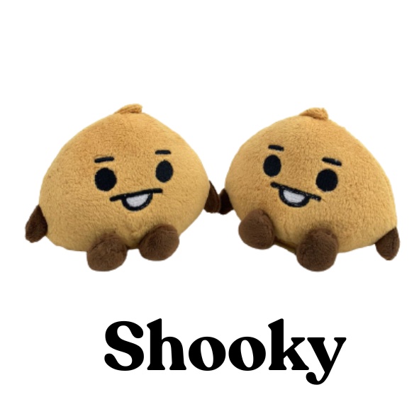 Boneka karakter BTS mini plush toys BT 21 Shooky bt21 premium