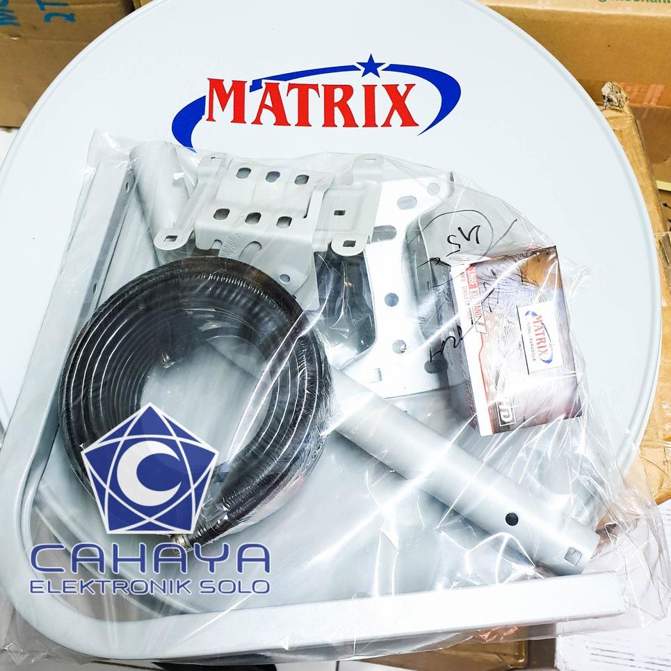 Hot Sale Dish Ku Set 45cm Nex Parabola SES9 Kvision Matrix Kabel LNB Mounting  Band Mini Solid