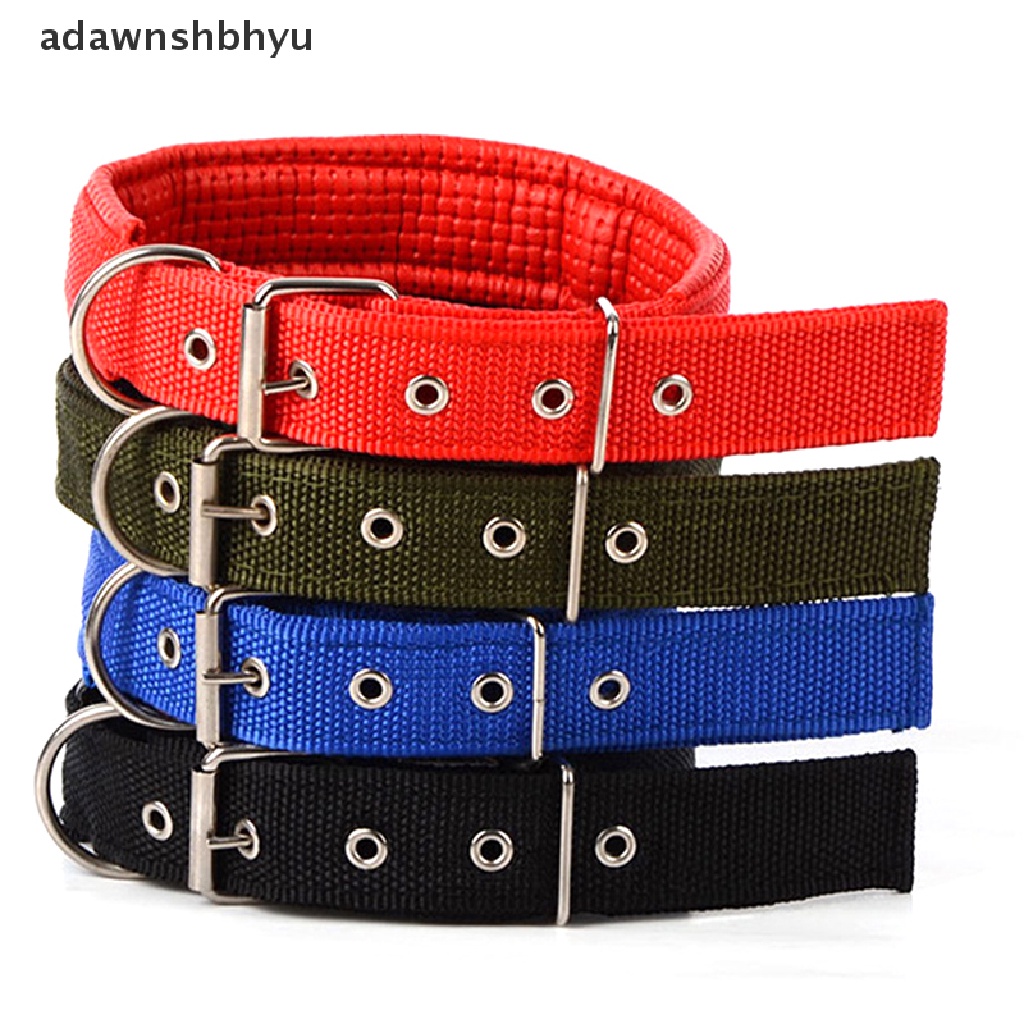 Adawnshbhyu Nylon Dog Collar Untuk Anjing Kecil Sedang Besar Teddy Keji Pitbull Bulldog Beagle ID