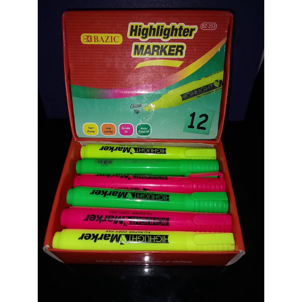 

HIGHLIGHTER ( STABILO ) WARNA WARNI BAZIC HIGHLIGHTER FLUORECENT