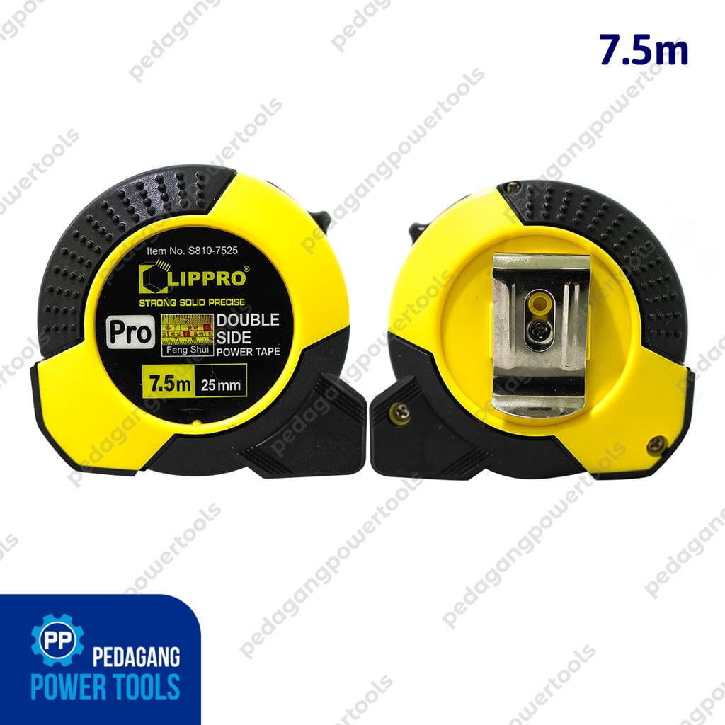 METERAN LIPPRO 7,5 METER DUA SISI S810-7525