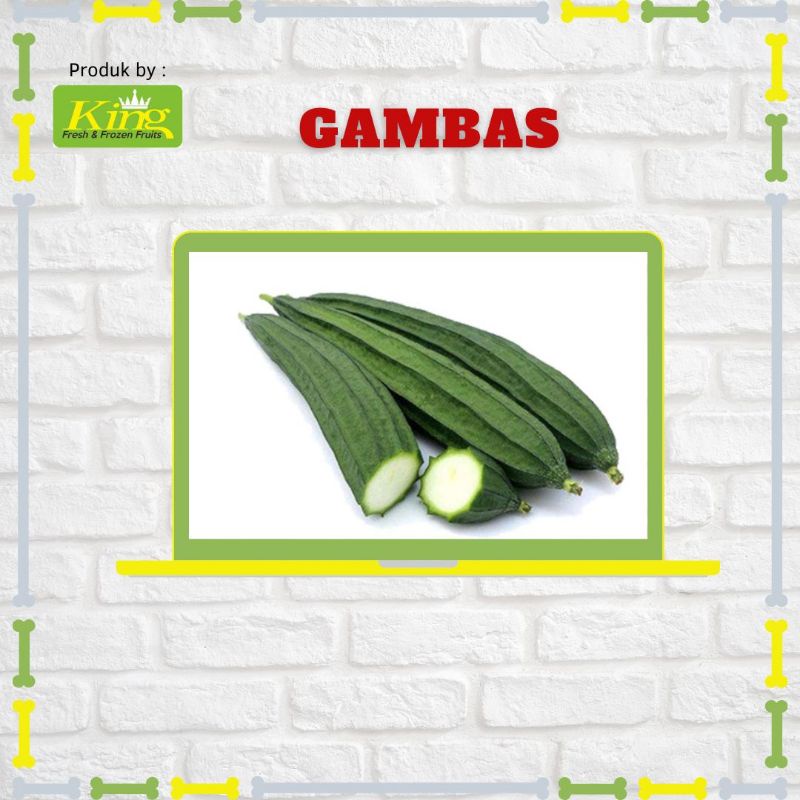 

Sayur gambas/oyong 500gr, gambas/oyong segar