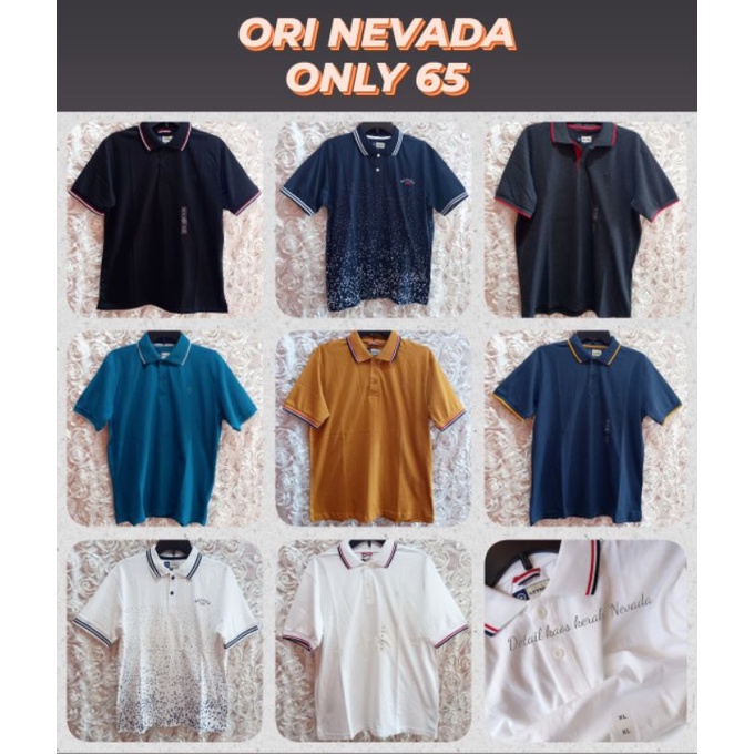 Kaos Kerah Nevada ORIGINAL