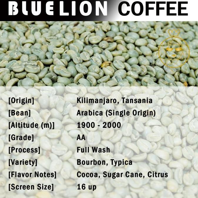 

Green Bean 1KG - Tansania Kilimanjaro (Arabica)