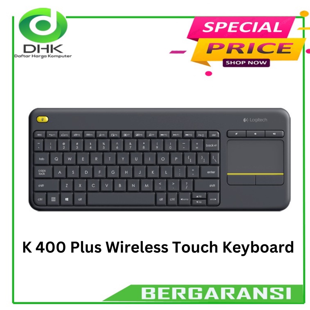 Logitech K 400 Plus Wireless Touch Keyboard