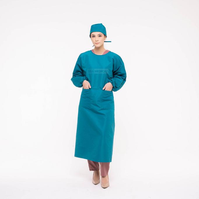 SURGICAL GOWN TASLAN MILKY | GOWN MEDIS | APD GOWN WATERPROOF