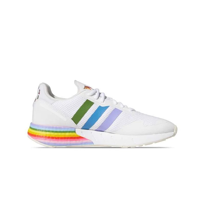 Sepatu Pradim Adidas Zx 1K Boost Pride Shoes White - Gw2418