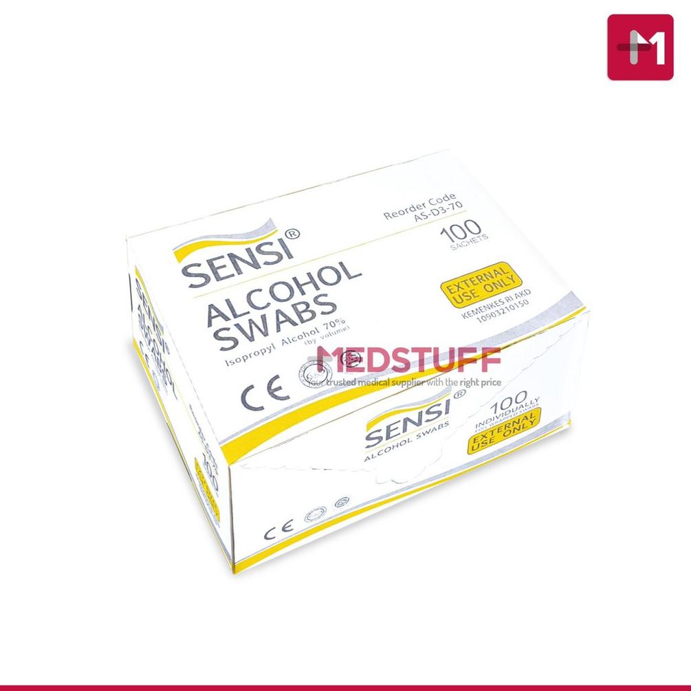 10.10 Promo >> Alkohol Swab Sensi isi 100pcs