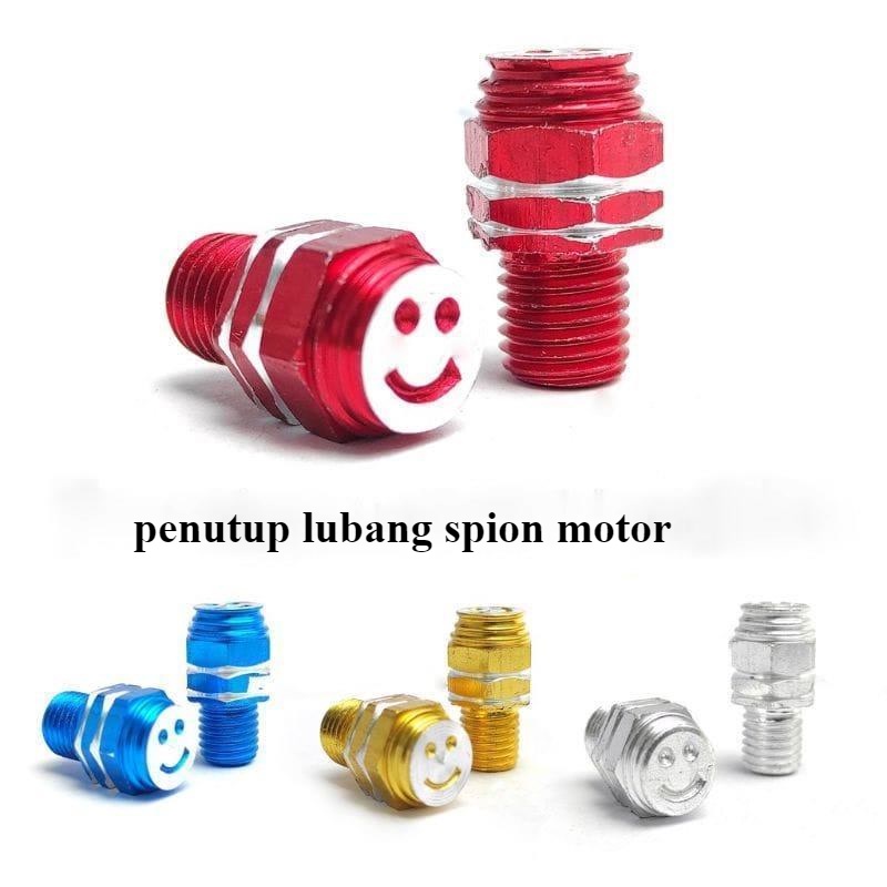 tutup baut spion motor variasi tutup baut spion model smile penutup lubang spion motor