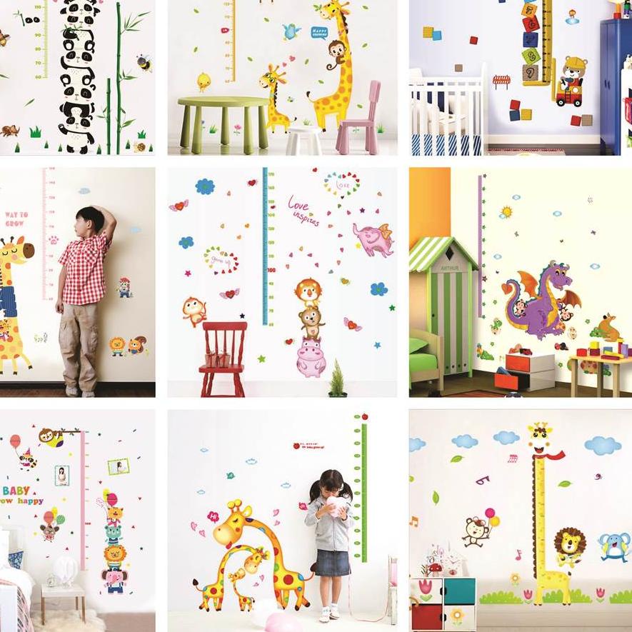 TREND KEKINIAN WALLSTICKER PENGUKUR TINGGI BADAN/ UTB ⁂ 885