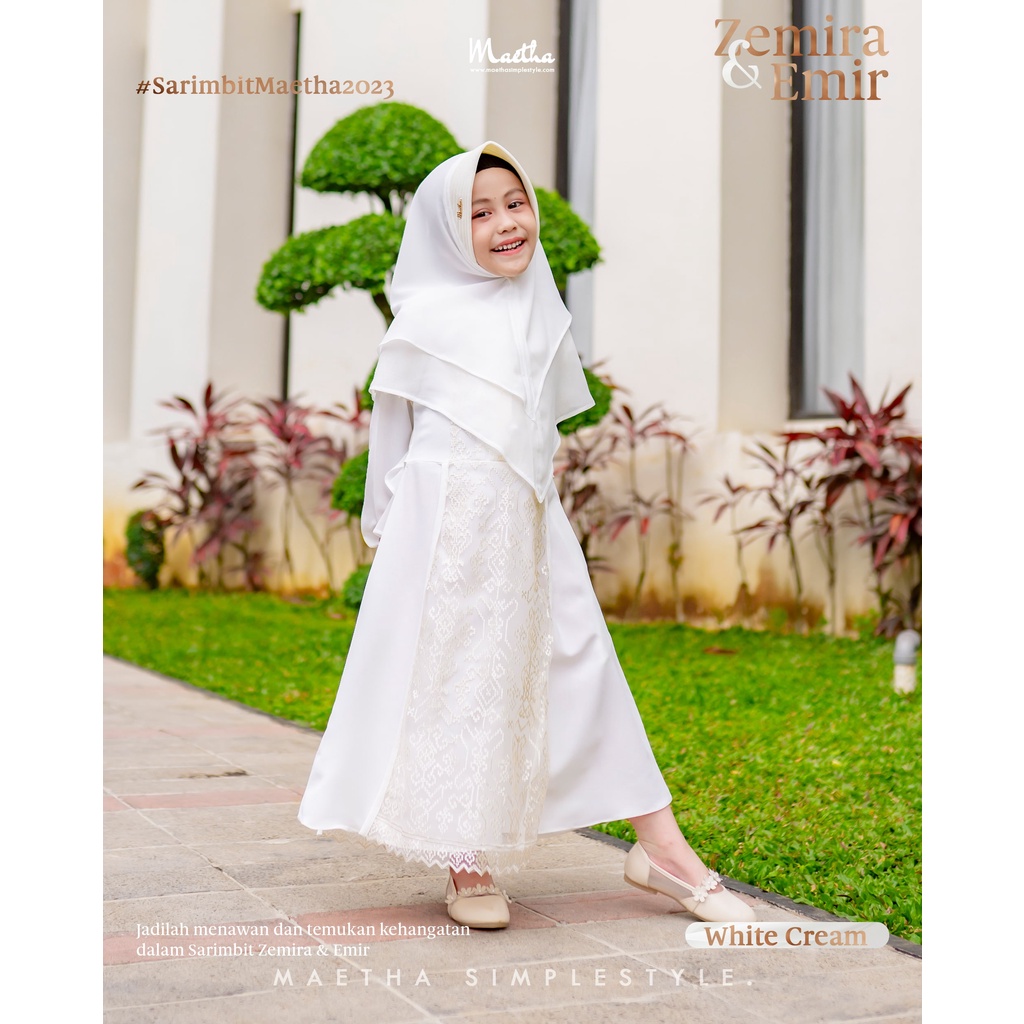 Maetha - Gamis Muslim Anak Zemira Series-5